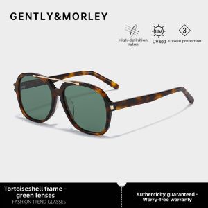gently morley | Anti-UV Oversized Double-Bridge Sunglasses