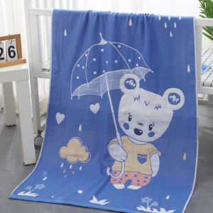 Pure Cotton Soft Bath Towel Multi-Layer Gauze Home Use Absorbent Skin-Friendly for Men Women Children Baby New 2021 Model