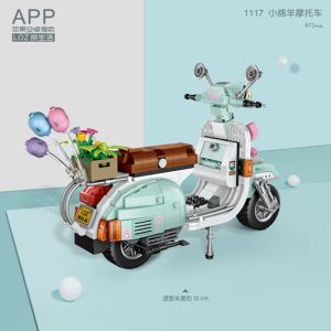 Loz Lizhi Hand-Made Diamond Building Blocks Creative Surfing Duck Vehicles Carrier Bus Educational Toys Boy Adult Car Model