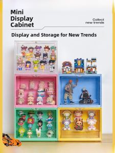 GOTO MALAYSIA | Transparent GOTO Display Cabinet Toy Doll Storage Box Bubble Mat Display Stand Collectible Storage Container Magnetic Closure