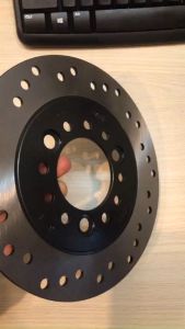 ĐĨA THẮNG-PHANH KIỂU TRÒN 190MM-3 LỖ ỐC 8LI HONDA SRC VA LEAD 2008-2011 RÁP LÊN ZIN KHÔNG CHẾ CHÁO