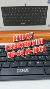 Keyboard Mini Usb M Tech MT 08 MT-08 Wired Untuk Pc Komputer Laptop