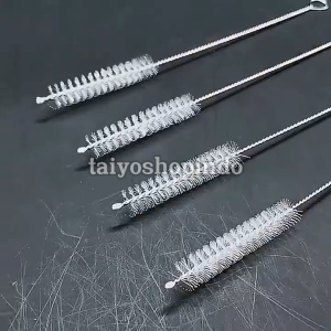 TAIYO Sikat Pembersih Botol Sedotan Celah Kecil Tutup Botol SATUAN Stainless Brush Straw Nilon Multifungsi