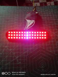 stoplamp lampu rem running AEROK NEW 10 mode warna merah biru soket sudah PNP