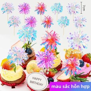 Pháo Hoa Cupcake Trang Trí Đồ 10-30 Chiếc Giáng Sinh Năm Mới Trang Trí Bánh Lá Tăm Cho Sinh Nhật Dã Ngoại Thanh Cưới Đính Hôn