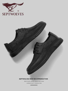 SEPTWOLVES | Business Derby Shoes Leather