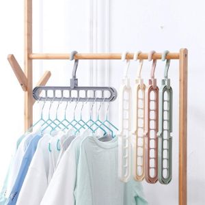 A204 GANTUNGAN BAJU 9IN1 MAGIC HANGER GANTUNGAN PAKAIAN MAGIC HANGER 9IN1