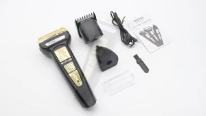 HIENA 3-in-1 multi-function LCD digital display new mens shaver reciprocating rechargeable shaver nose hair cutter haircut multi-function