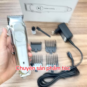 Tông đơ cắt tóc cao cấp KEMEI 1997 với pin Li-ion 2000mAh hoạt động liên tục 3 giờ & công suất 8W cho đường cắt mượt mà và sắc bén