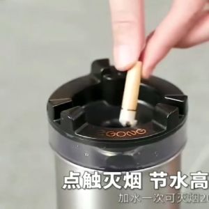 COD - Asbak Rokok Portable Bahan Dove Dengan Tempat Tampungan Air