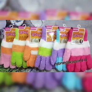 SARUNG TANGAN WOOL / SARUNG TANGAN HANDUK / SARUNG TANGAN MOTOR WOL / SARUNG TANGAN RAJUT WARNA WARNI | RAINBOW HAND GLOVE / STH875952