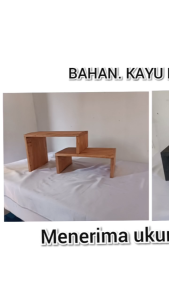 RAK DEKORASI MODERN SKINCARE ATAU MAKE UP MINIMALIS/RAK BUKU/RAK MEJA LAPTOP