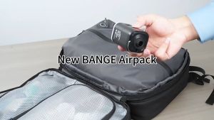 NEW ARRIVAL: BANGE 3028 Backpack with Air Pump Vacuum Compression System (30.5x46x20cm 40L 1.8kg) Expandable to 26L Fits 17-inch Laptop 100% Polyester Anti-Theft Design TSA Lock Water & Odor Resistant Ergonomic Straps Hidden Pocket Trolley Stra