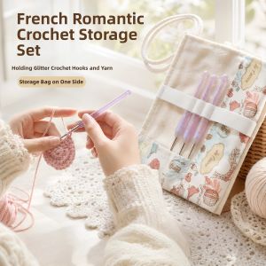Jiaxun | Portable Paris Tower Fabric Yarn Crochet Tool Storage Bag