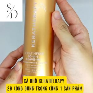 Xịt XẢ KHÔ DƯỠNG ẨM VÀ PHỤC HỒI TÓC KERATINFIXXX 20-in-1 KERATHERAPHY MIRCACLE LEAVE-IN 125ml