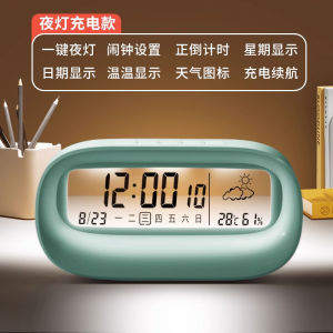 Đồng Hồ Báo Thức Bàn Làm Việc Trong Suốt Đèn Ngủ Đèn Bàn Đồ Trang Trí Nhà Văn Phòng Đồ Trang Trí Nhà Thời Gian Thực Lịch Ngày Đèn Ngủ