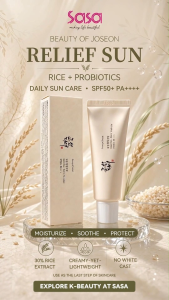 BEAUTY OF JOSEON Relief Sun Rice + Probiotics Sunscreen Lightweight Non Greasy Skin Protection (50ml / 50ml x 2 / 50ml x 3 + 10ml)