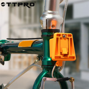 TTPRO Folding Bike Front Bag Carrier Block Bracket Nylon Base Adapter for Brompton Dahon Bike Mount Accessories