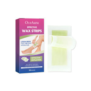 30pcs Professional Hair Removal WAX Strips สําหรับฤดูร้อน Depilation Removal WAX กระดาษเย็นกระดาษขี้ผึ้งสําหรับขา Body Face Underarm ARM