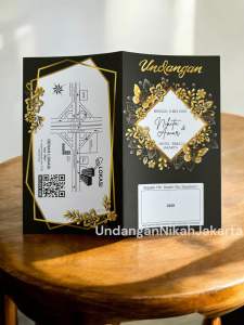 Blangko Undangan Kosong Pernikahan Erba Kartu BLANKO Simple 2209 (5 Lembar atau 100 Lembar)