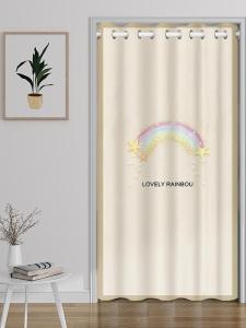 Windproof Door Curtain for Bedroom And Kitchen Home Use Room Partition No Punching Required for Bathroom Hanging Curtain
