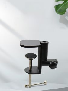 Aluminum Alloy I-Beam Arm Phone Holder Clip Metal Base Lock Table Lamp Clip Horse Buckle Desktop Bedside Universal Support