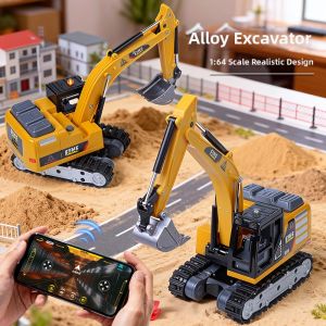 Remote Control Mini Alloy Engineering Vehicle Model 1:64