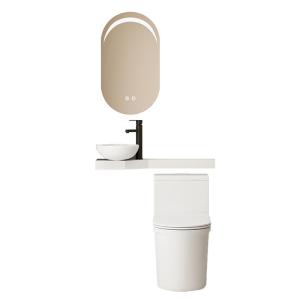 NIUNAISI | Space-saving Compact Toilet with Basin