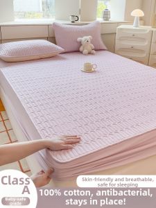 MENGWEIJUE | Dust-Proof Full Enclosure 100% Cotton Fitted Sheet