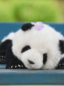 Handmade Plush Doll Materials Kit Original Design Cute Lazy Panda Bear Simulation Joints Cat Leisure DIY Toy Doll Set