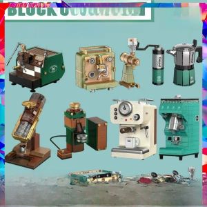 Nhà Bếp Trẻ Em Vai Trò Chơi Cà Phê Máy Xay Đậu Đồ Chơi Giáo Dục Khối Xây Dựng Quà Tặng Cho Bé Trai Và Bé Gái