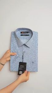 Áo sơ mi Khatoco nam tay ngắn Form tailor fit