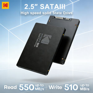 Kodak | KODAK SSD SATA3 2.5 inch Solid State Drive SSD SATA3.0 High-Speed Interface 550M/S Read Speed Suitable for Desktops Laptops
