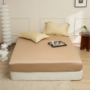Drap Giường Bông Dài Chất Lượng Cao Màu Đơn