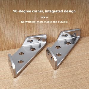 NIANXU | Stainless Steel 90 Degree Reinforced Angle Bracket