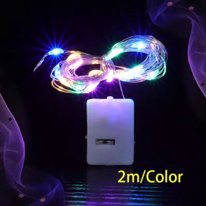 LED Small Color Happy Birthday Lights Flashing Lights String lights With Copper Wire Atmosphere Decorative Flower Bouquets