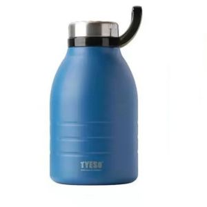 TYESO | TYESO 1500/1900ml Sport Water Bottles 304 Stainless Steel Thermos Cup with Straw Outdoor Portable Vacuum Flask Cold Drinking Cup