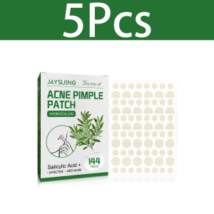 Jaysuing(简素净) | Acne Pimple Patches Translucent Hydrocolloid Stickers With Salicylic Acid Tea Tree Oil Invisible Waterproof Calming Skin Patch