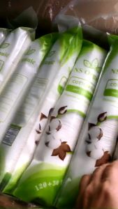 Bông tẩy trang cao cấp NS Organic Premium and Soft on Skin Cotton Pads (bông tròn 150M bông vuông 180M đa năng mềm mịn không xơ bông) 2Trucos