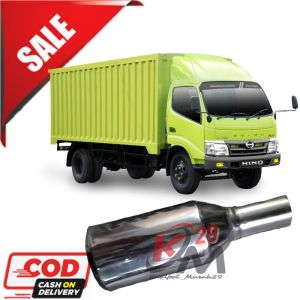 KNALPOT SERIGALA UNTUK TRUK CANTER DOUBLE HINO DUTRO TRUK ELF 125 TRUK DOUBLE ENGKEL DLL