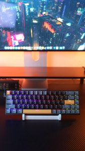 [Deliver In 72 hours]Machenike K500-B68 Mechanical Keyboard 65% TKL Two Sound Dampening Layers Hot-Swappable Wired Gaming Keyboard RGB Backlit 68 Keys For PC Gamers Laptop Red Switch