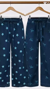 Girls Wide Leg Trouser with Drawstring