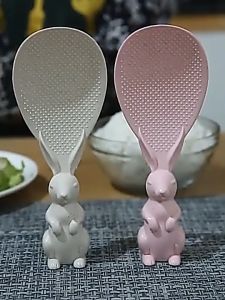 Sendok Nasi Anti Lengket Motif Hewan Kelinci