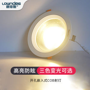 Low Profile LED Downlight 10W 20W Commercial Ceiling Lighting Embedded Hole Light 4 Inch 5 Inch 6 Inch COB Can Light