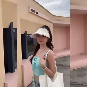 Zaman Now - Topi Visor Pantai Outdoor Pelindung Panas / Topi Musim Panas / Topi Knit Visor Fashion Lipat Besar Wanita Import