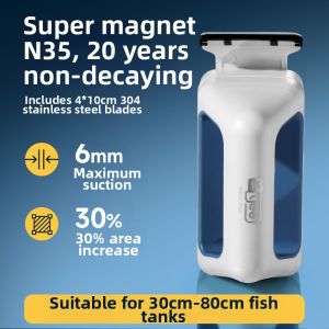 Yee | Magnetic Algae Scraper Dual-Sided Aquarium Cleaner