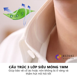Miếng dán cổ áo thấm hút mồ hôi và chống bẩn và ố vàng cổ áo
