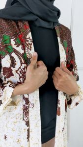 OUTER BATIK PANJANG MODEL OUTER BATIK KEKINIAN MODEL TUNIK CANTIK DAN ELEGAN TUNIK BATIK MODERN 2025