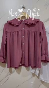 CAOSOT blus anak perempuan baju atasan fashion kekinian 5-12thn blouse AMENA