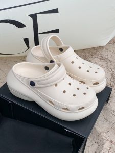 Giày Lười Đế Cao Gót Đế Bằng Chống Trượt Thời Trang Thường Ngày Mùa Hè Cho Nữ Giày Lười Đế EVA Thoáng Khí Thoải Mái